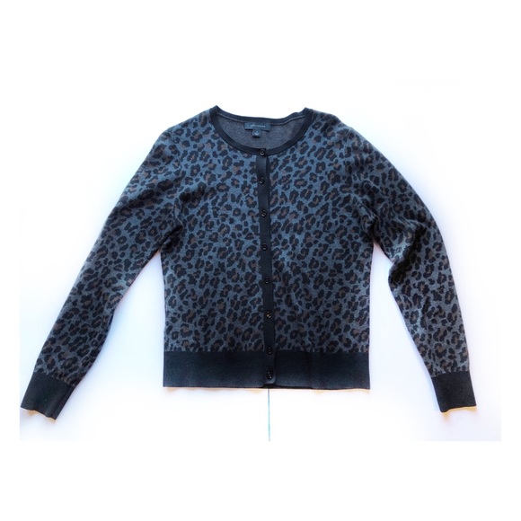 Ann Taylor Leopard Print Medium Sweater - Picture 3 of 11